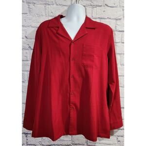 COOFANDY Burgundy Button Down Long Sleeves Shirt Large NWOTS